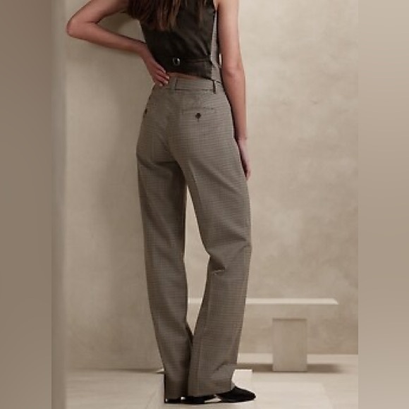 Banana Republic Siena Straight Italian Wool Pant NWT - Picture 2 of 6